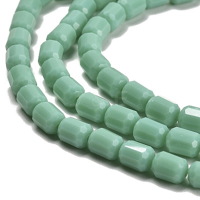 Opaque Glass Beads Strands GLAA-G112-04E-1