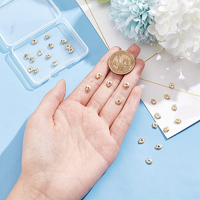 30Pcs Brass Beads KK-AR0003-07-1