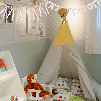 2 Styles Cloth Bowknot Banners AJEW-SP0002-70B-1
