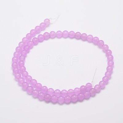 Natural & Dyed Malaysia Jade Bead Strands G-A146-6mm-A17-1