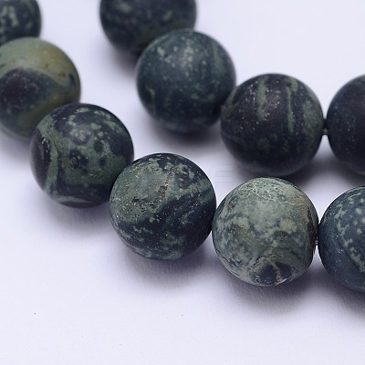 Natural Kambaba Jasper Beads Strands G-D744-6mm-1