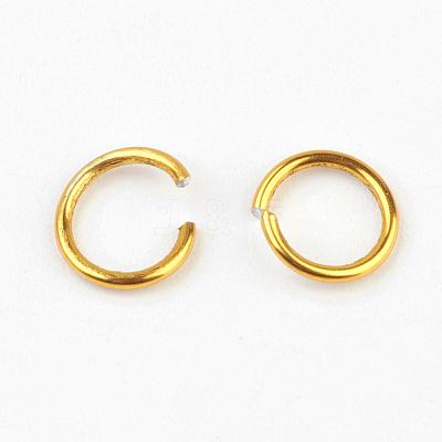 Anodized Aluminum Open Jump Rings ALUM-R005-0.8x6mm-1