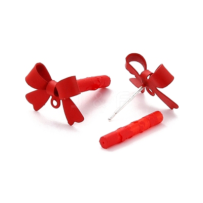Alloy Stud Earring Findings EJEW-J102-08C-1