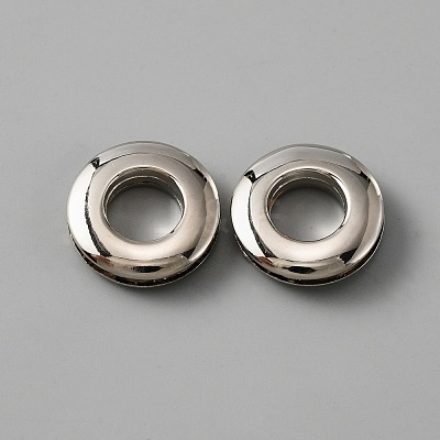 Alloy Grommet Eyelet Findings FIND-WH0145-25A-P-1