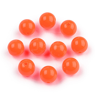 Fluorescent Acrylic Beads LS-MACR-R517-6mm-03-1