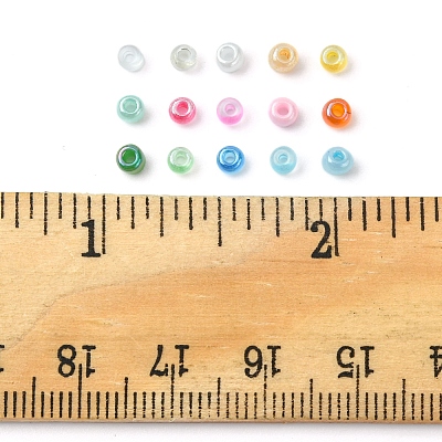 180G 15 Colors Glass Seed Beads SEED-FS0001-11-1