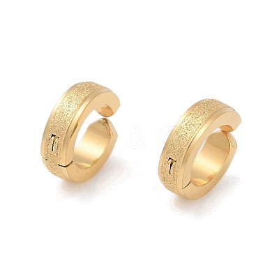 Ion Plating(IP) 304 Stainless Steel Clip-on Earrings EJEW-M001-09G-1