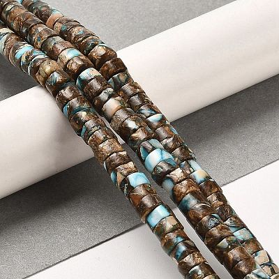 Synthetic Regalite/Imperial Jasper/Sea Sediment Jasper Beads Strands G-F765-N01-02-1