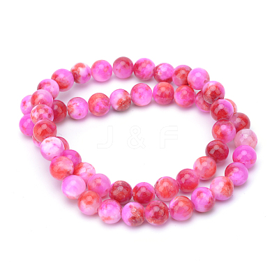 Natural Dyed Persian Jade Gemstone Bead Strands LS-G-R271-6mm-XP07-1