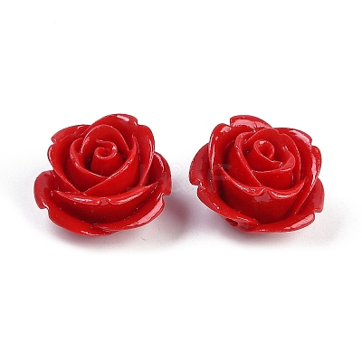 Synthetic Coral Carved Beads CORA-M001-05G-1