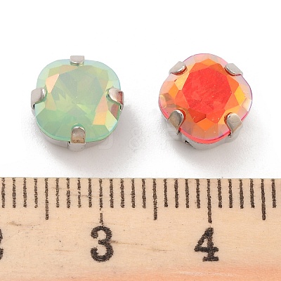 Square Opal Sew On Rhinestones RGLA-G024-07A-P-1