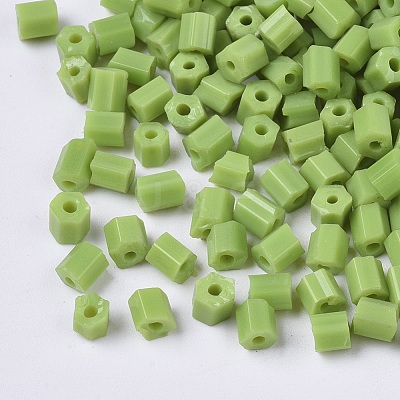 6/0 Two Cut Glass Seed Beads SEED-S033-01B-05-1