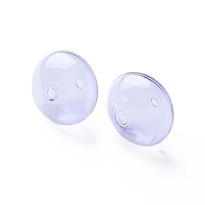 Transparent Handmade Blown Glass Globe Beads GLAA-T012-52B-1