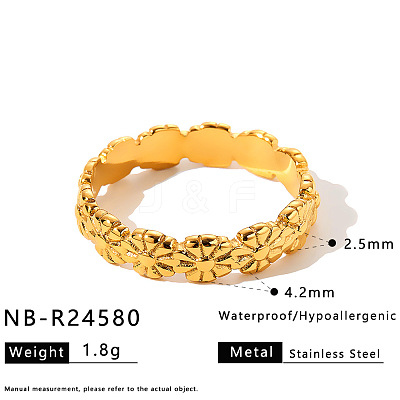 304 Stainless Steel Finger Rings for Women WG9FCAF-02-1
