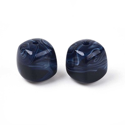 Opaque Acrylic Beads OACR-ZX006-33O-1