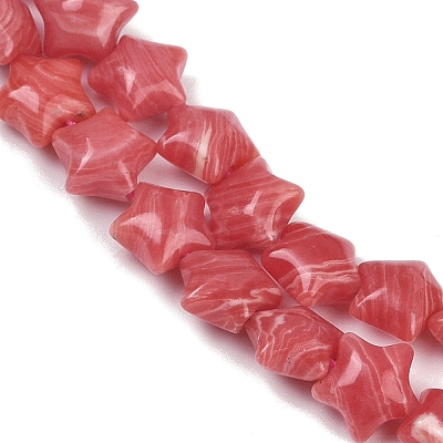 Synthetic Rhodochrosite Beads Strands G-Z080-A13-8mm-1