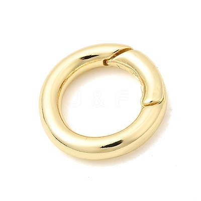 Brass Spring Gate Rings KK-H267-019G-1