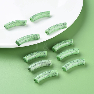 Opaque Crackle Acrylic Beads X1-MACR-S372-002N-012-1