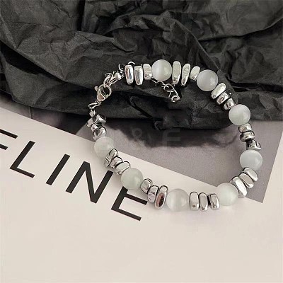 Porcelain Round Beaded Bracelets for Women WG648B1-09-1
