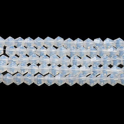 Imitation Jade Glass Beads Strands EGLA-A039-J4mm-D05-1