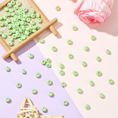 Opaque Acrylic Beads MACR-YW0003-55H-1