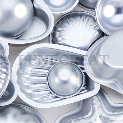 BENECREAT Aluminum Alloy Bath Bomb Molds DIY-BC0007-01-1