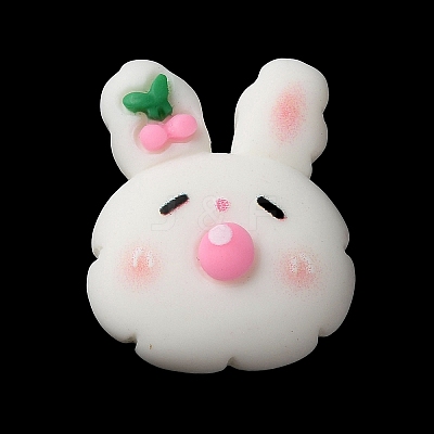 Opaque Resin Cabochons RESI-G079-01E-1