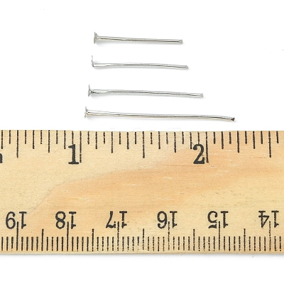 400Pcs 4 Styles Iron Flat Head Pins IFIN-FS0001-19-1