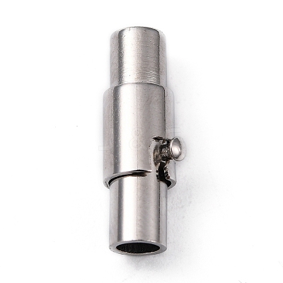Brass Locking Tube Magnetic Clasps LS-MC079-1