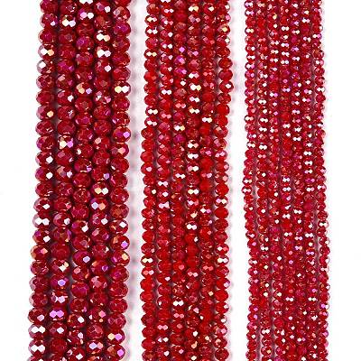 Electroplate Glass Beads Strands LS-EGLA-A044-P8mm-B15-1