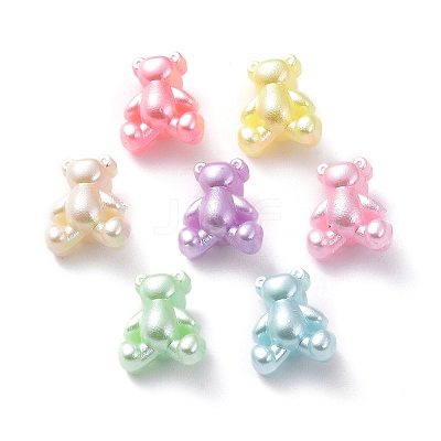 Opaque Acrylic Beads X-OACR-G014-11-1