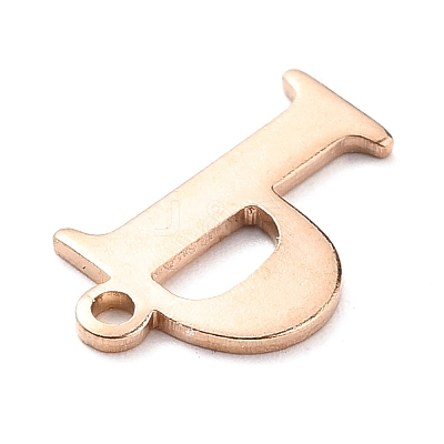 PVD Vacuum Plating  304 Stainless Steel Charms STAS-H112-P-RG-1
