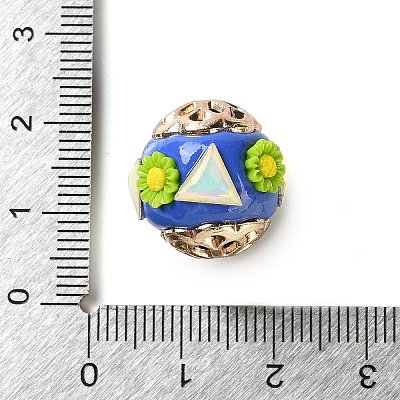 Handmade Polymer Clay Indonesia Beads IPDL-P005-04KCG-01-1