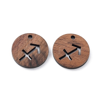 Walnut Wood Laser Cut Pendants WOOD-Q051-06E-1