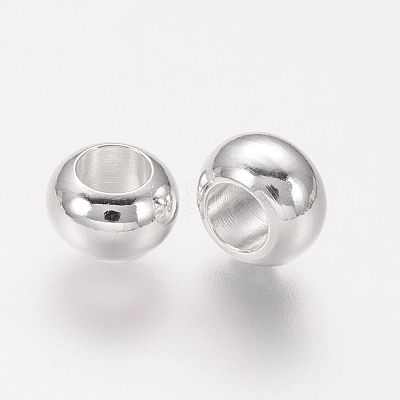 Brass Spacer Beads X-KK-Q083-S-1