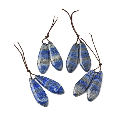 Natural Lapis Lazuli Pendants G-A265-02E-1