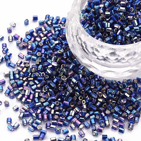 Glass Bugle Beads SEED-S032-09A-641-1