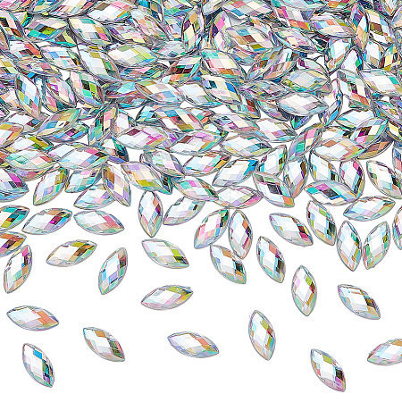 800Pcs Imitation Taiwan Acrylic Rhinestone Cabochons GACR-FG0001-14-1