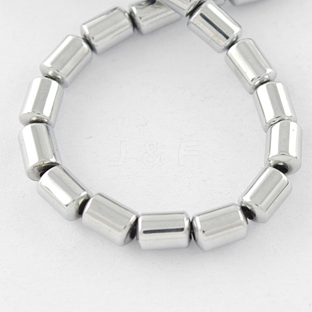 Non-magnetic Synthetic Hematite Beads Strands G-Q888-5x4mm-7-1