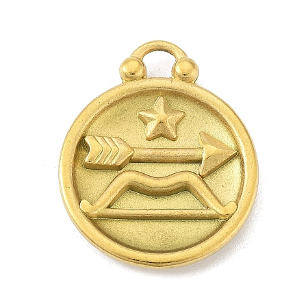 Real 18K Gold Plated Tone 304 Stainless Steel Pendants STAS-K291-01G-09-1