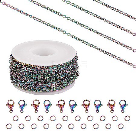 DIY Chain Jewelry Set Making Kit STAS-SZ0002-27-1