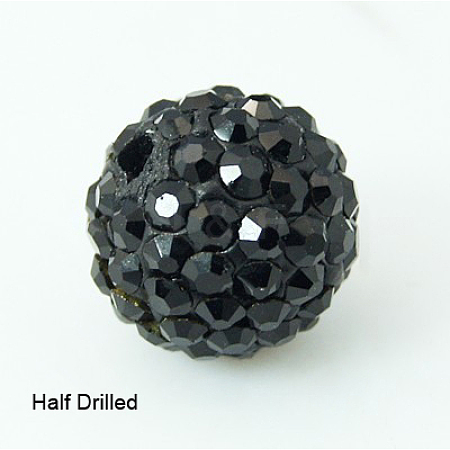 Polymer Clay Rhinestone Beads RB-H258-HD10mm-280-1