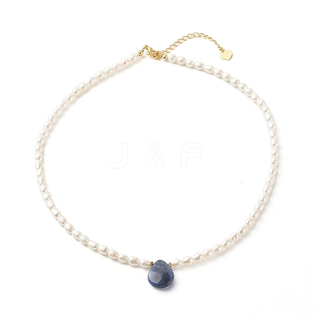 Pearl Beaded Necklace NJEW-JN03548-04-1