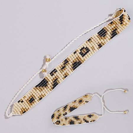 Handmade Colorful Leopard Print Bracelet for Women TK5123-3-1