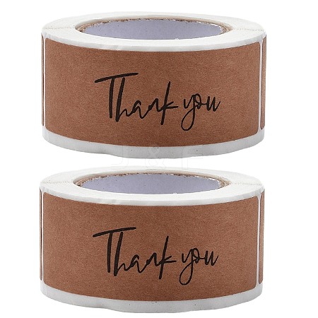 2 Rolls Self-Adhesive Paper Gift Tag Youstickers DIY-DJ0001-96A-1