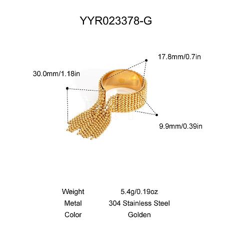 304 Stainless Steel Cuff Rings FS-WG9DB79-01-1