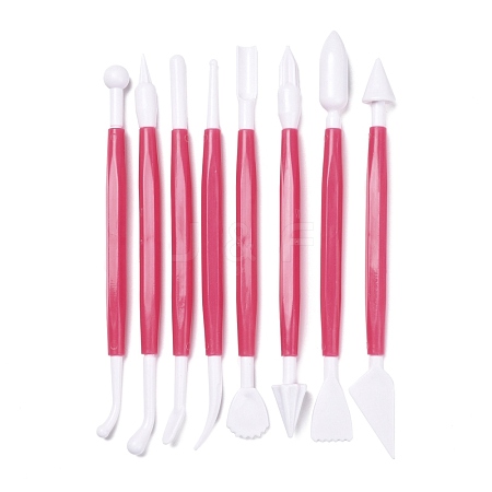 8Pcs Plastic Double Heads Modeling Clay Sculpting Tools Set TOOL-A011-02D-1