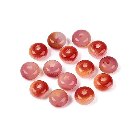 Baking Paint Imitation Jade Glass Beads GL-N006-01B-03-1