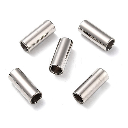 Tarnish Resistant Smooth 304 Stainless Steel Magnetic Clasps with Glue-in Ends LS-STAS-H402-21P-5mm-1