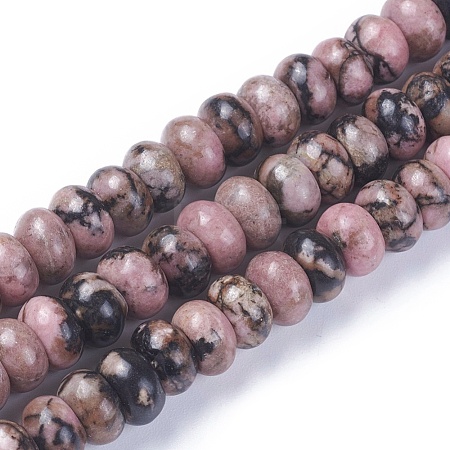 Natural Rhodonite Beads Strands G-F642-03-1